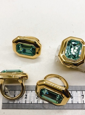 外贸饰品女款铜的欧美高级玻璃