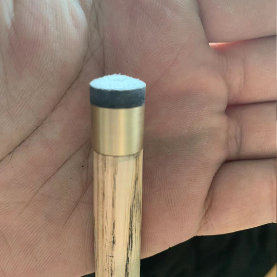 Billard-Queue-Reparatur, Eckenaustausch, rissige Spitze