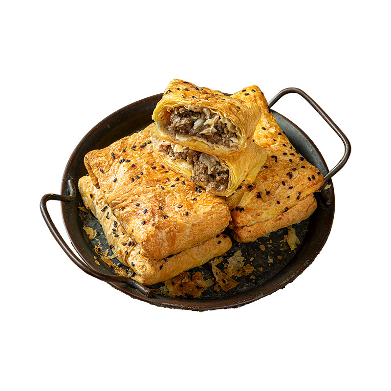 新疆美食疆小来酥皮烤包子正宗牛羊肉馅传统馕坑烤制独立包装即食,淘宝优惠券,粉丝福利购,淘宝优惠卷