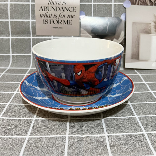 漫威marvel蜘蛛侠英雄归来spiderman陶瓷泡面汤碗可爱卡通儿童碗 - 图3