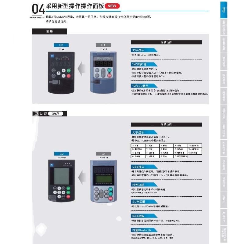 富士变频器 FRN0520G2S-4C HHD-220KW/432A;  3相380V 标配面板 - 图3