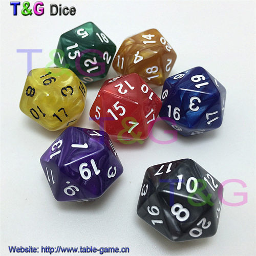 D20面骰子 算术道具 计数器 教学用具 小学数学道具 桌游游戏配件 - 图1