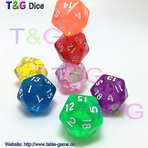 D20面骰子 算术道具 计数器 教学用具 小学数学道具 桌游游戏配件 - 图2