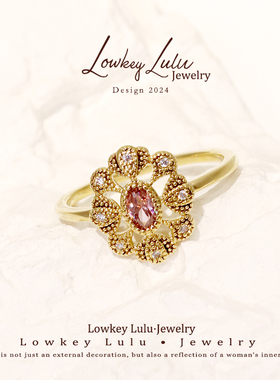 欧式镂空蕾丝18K包金戒指高保色