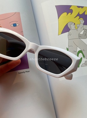 stb猫眼立体多棱框TR90抗压墨镜