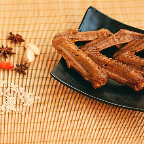 老玉泉熏味鸭翅翅膀5个 熏鸭香辣休闲网红零食卤味福建三明特产 - 图1