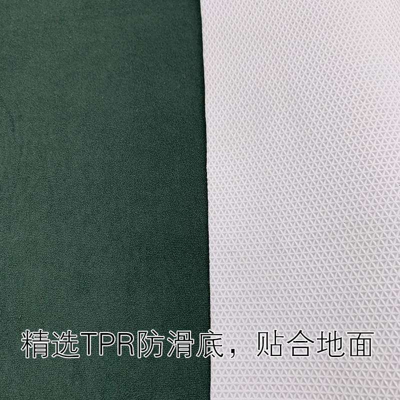 超薄2MM不卡门素色地垫进门入户可定制裁剪防滑地毯简约布艺脚垫 - 图1