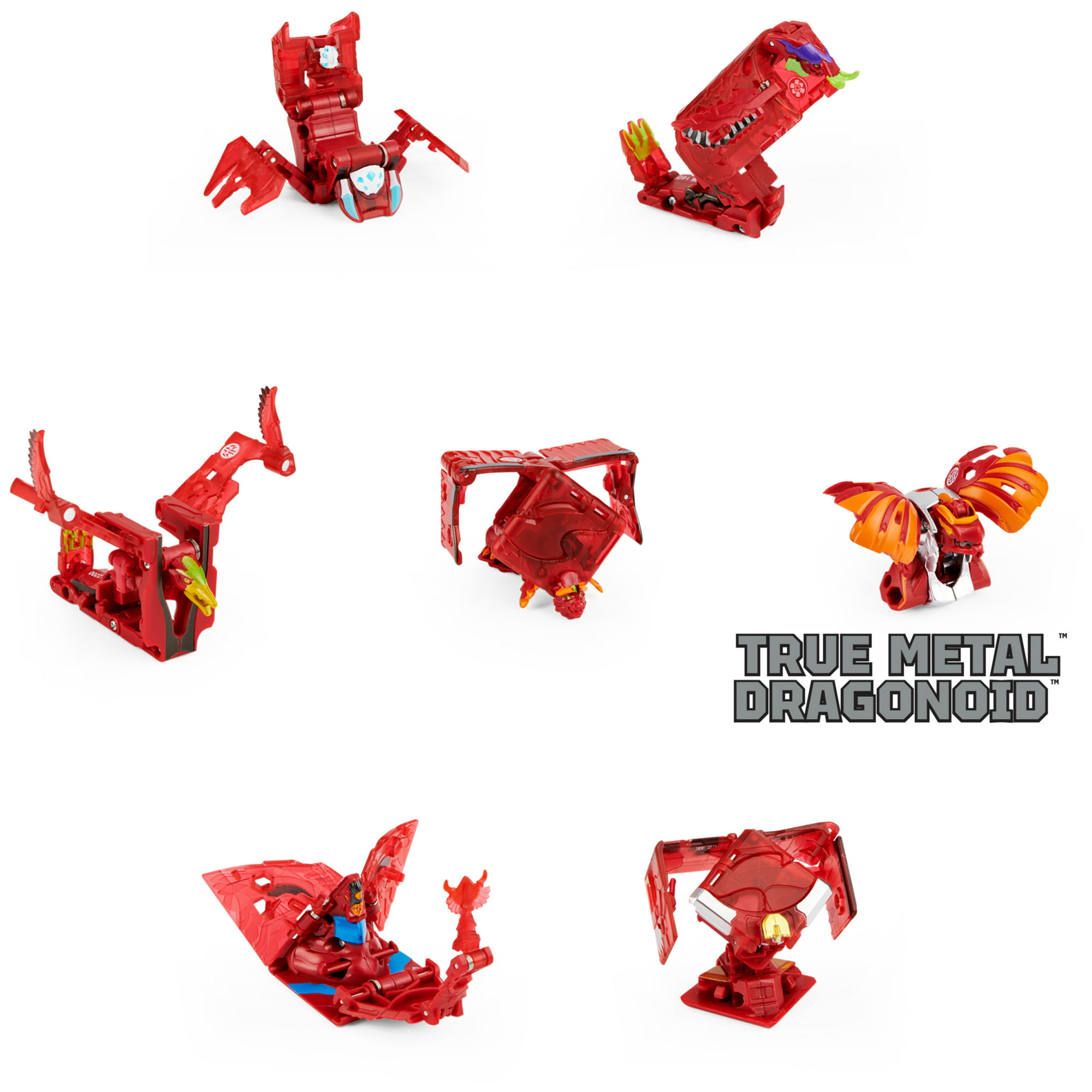 BAKUGAN爆丸GeoForge Dragonoid异形7合1合体变形烈火合金巨龙BGR - 图2