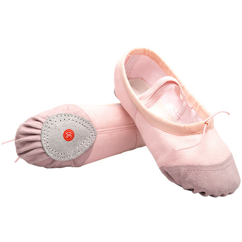 儿童舞蹈鞋女软底练功鞋民族跳舞成人女童中国形体芭蕾瑜伽猫爪鞋 - 图3