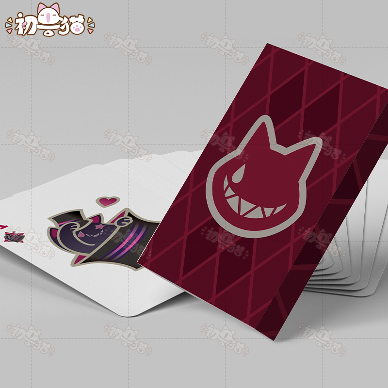 初兽猫 现货 原神cos纸牌道具林尼扑克牌枫丹双子琳妮特游戏周边