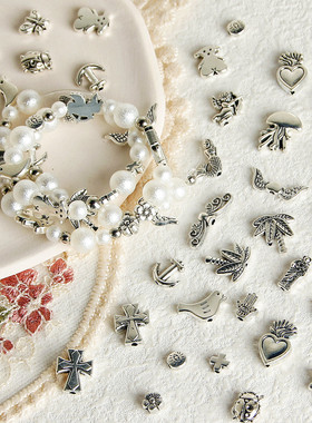 原创复古做旧珍珠手链女生闺蜜