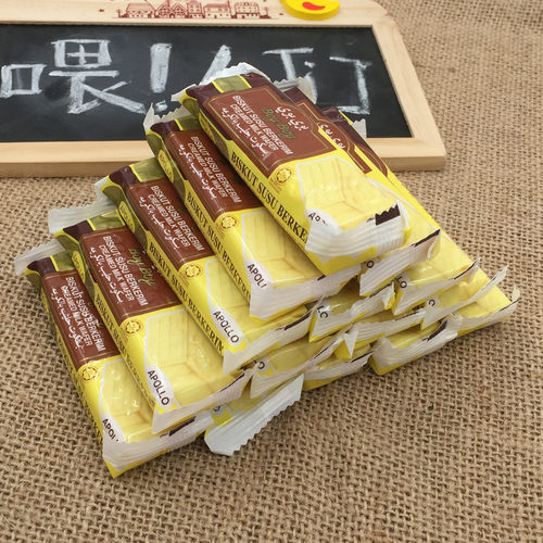 马来西亚进口零食阿波罗牛奶涂层威化饼干150g 80后童年经典食品 - 图3