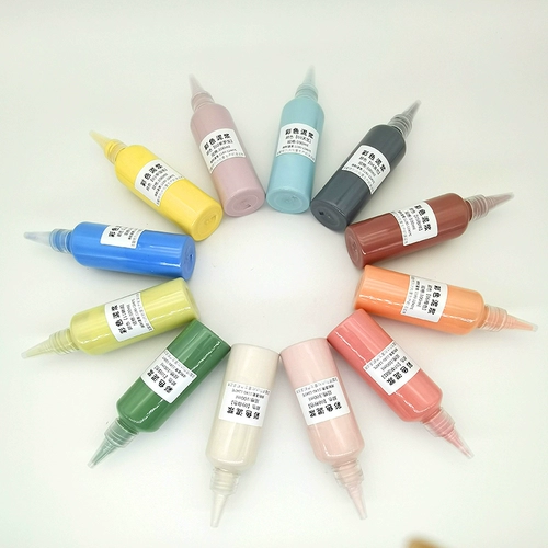 Глина, белая форма, 12 цветов