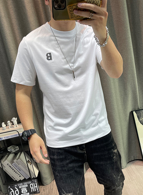 半袖体恤衫高端青年男装衣服