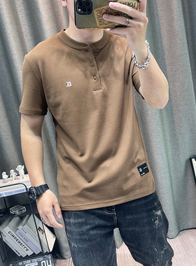 潮牌短袖t恤男夏季新款男士高端