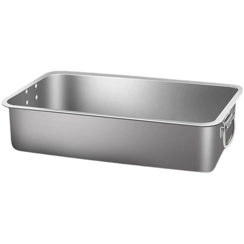 Квадратный поддон из нержавеющей стали поддона - это ручка, углубляйте коммерческое использование плоского бассейна с рисовой тарелкой охлаждаемой охлажденной блюдо Ejiao