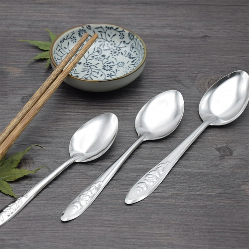 Детская ложка из нержавеющей стали для детского сада, палочка для смешивания, увеличенная толщина