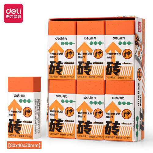 得力超大号橡皮擦卡通可爱创意大块小学生用儿童幼儿园不留痕少屑 - 图3