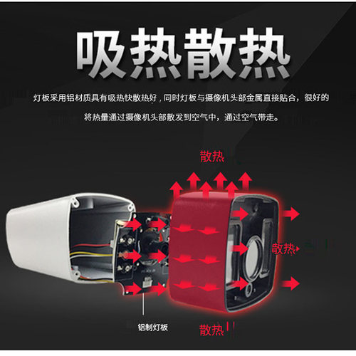 模拟枪机 红外防水夜视高清1200线摄像头 枪式监控摄像机广角 - 图2