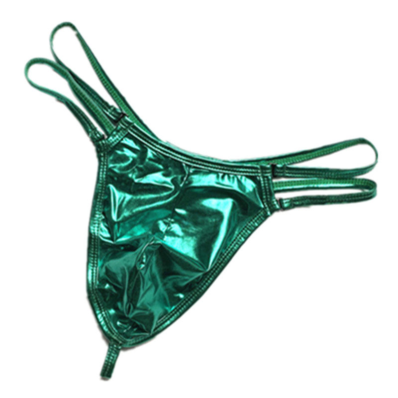 梵卡兹男士丁字裤烫金面料柔软低腰性感可拆扣双带仿皮单丁裤T裤,淘宝优惠券,粉丝福利购,淘宝优惠卷