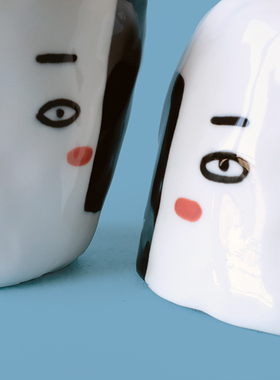 ruonanjiao艺术礼品情侣对杯