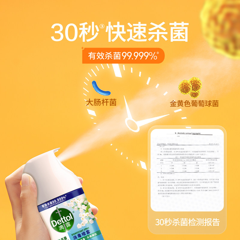 滴露消毒喷雾200ml快递消毒家具杀菌便携酒精喷雾小瓶便携装,淘宝优惠券,粉丝福利购,淘宝优惠卷