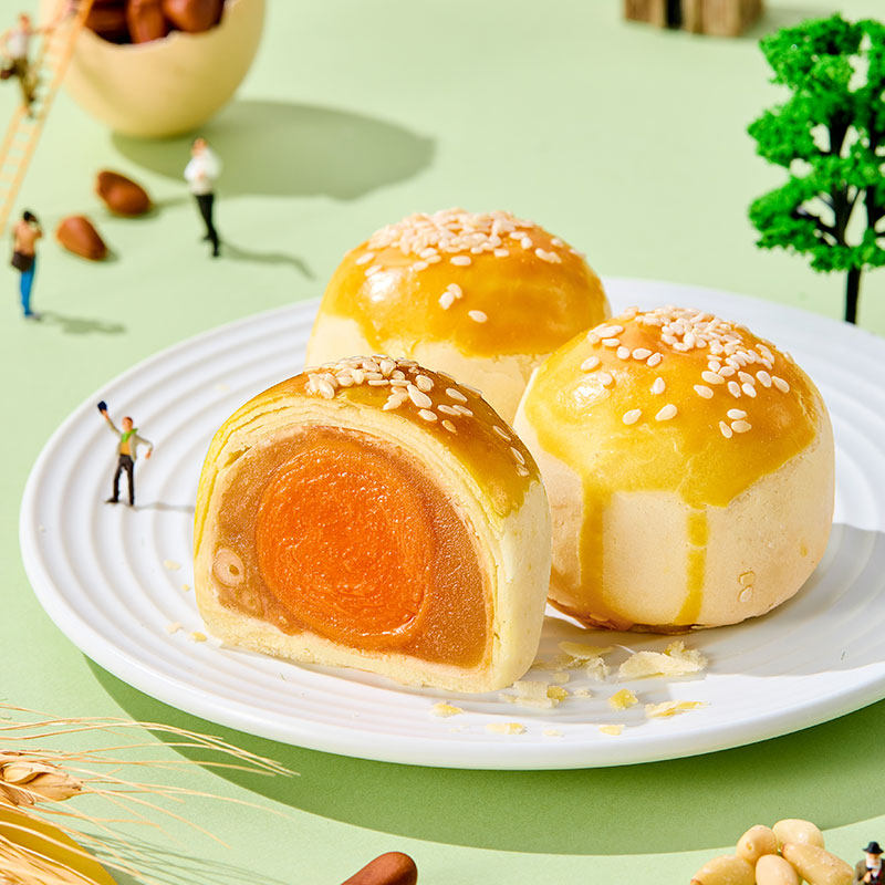 元祖蛋黄酥糕点礼盒8入食品宝宝宴伴手礼结婚喜蛋下午茶零食送礼,淘宝优惠券,粉丝福利购,淘宝优惠卷