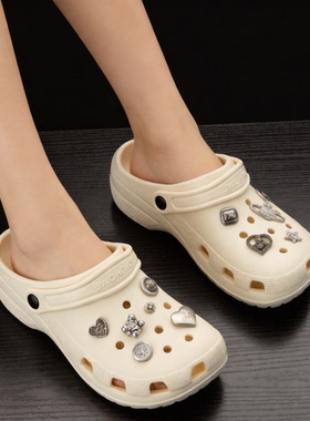 适配卡洛驰crocs鞋圆孔鞋花鞋扣