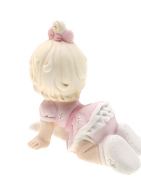 Precious Moments水滴娃娃 可爱女宝宝陶瓷儿童房装饰摆件礼物