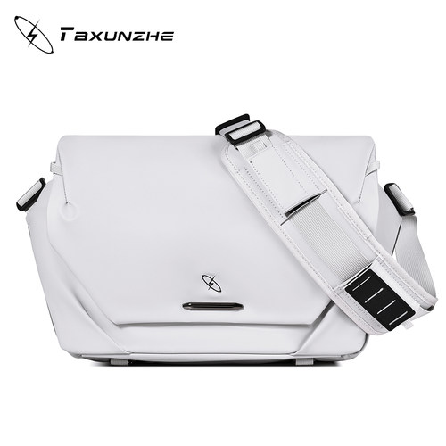 阿波罗2斜挎包男士款单肩背包通勤机能邮差包电脑包16寸14 多功能 - 图0