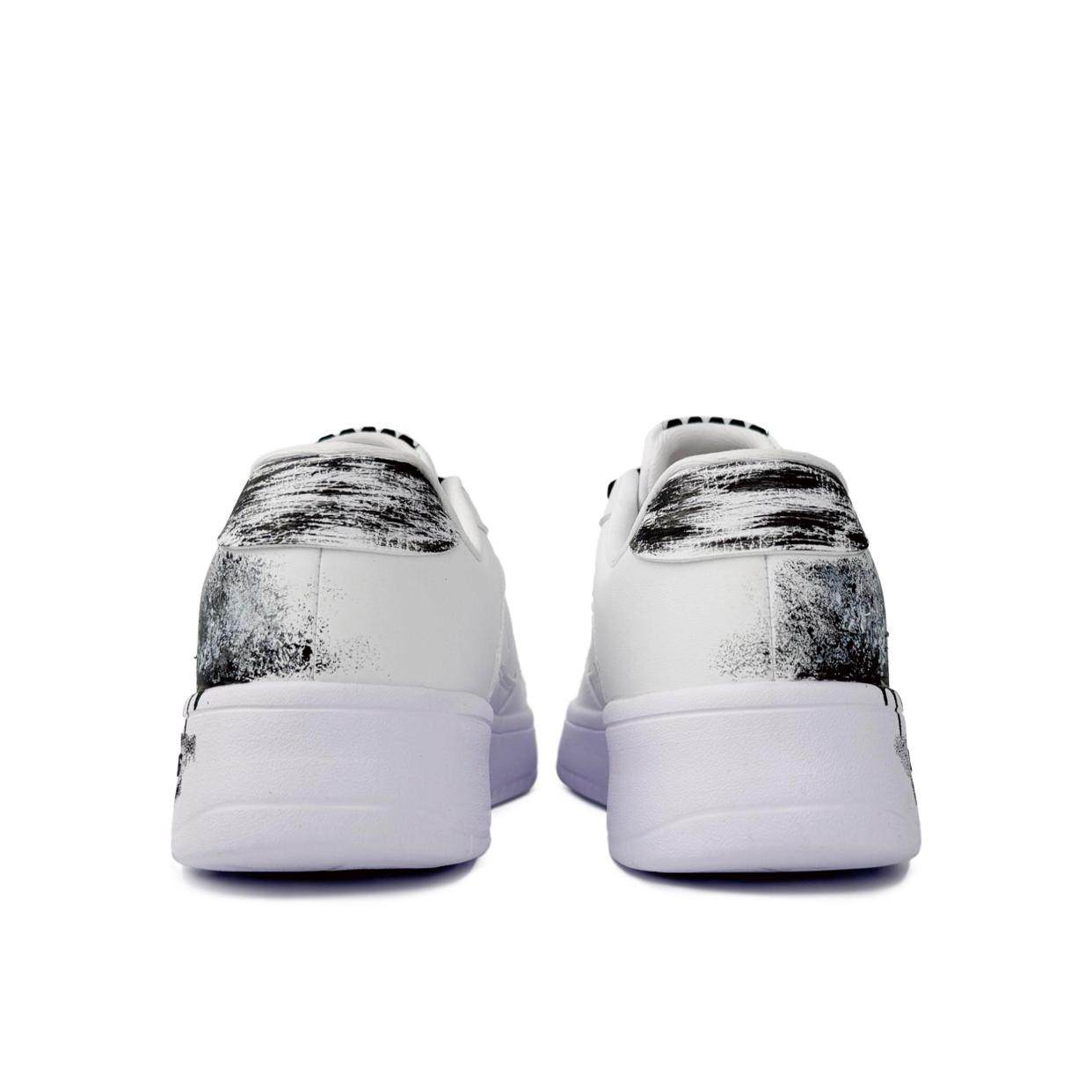 李宁李宁定制球鞋手绘水墨丹清图AGCS419-1