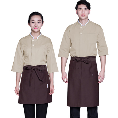 特价清仓 厨师工作服餐饮咖啡厅时尚面包房烘焙服务员西餐厅糕点 - 图3