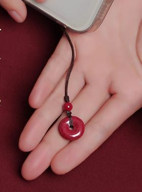 饰品朱砂葫芦福袋平安锁汽车钥匙扣挂件貔貅平安扣手机链