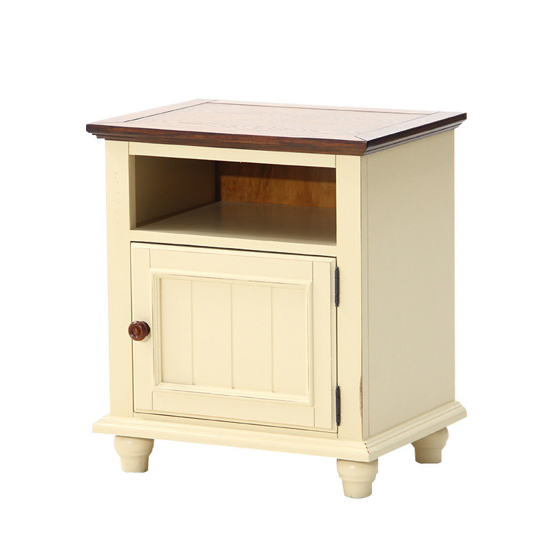 爆品美式床头柜实木田园家具沙发边几方几角几小户型边柜BL007,淘宝优惠券,粉丝福利购,淘宝优惠卷