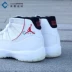 库 客 Air Jordan 11 AJ11 thỏ starling bạch kim vàng trắng đỏ giày bóng rổ cao 378037-016 - Giày bóng rổ giày thể dục Giày bóng rổ