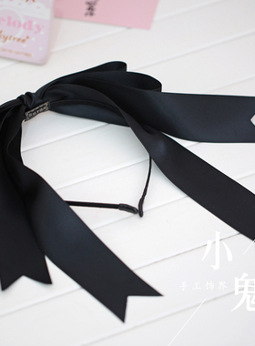 日系少女手工超大发箍diy萌娘cos