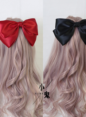 缎带发夹lolita复古风超大蝴蝶结