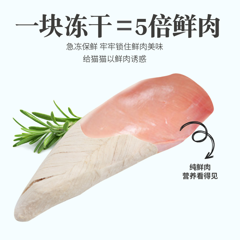 冻干猫零食鸡胸肉宠物鸡肉粒营养增肥发腮狗狗猫粮猫咪零食全家桶 - 图2