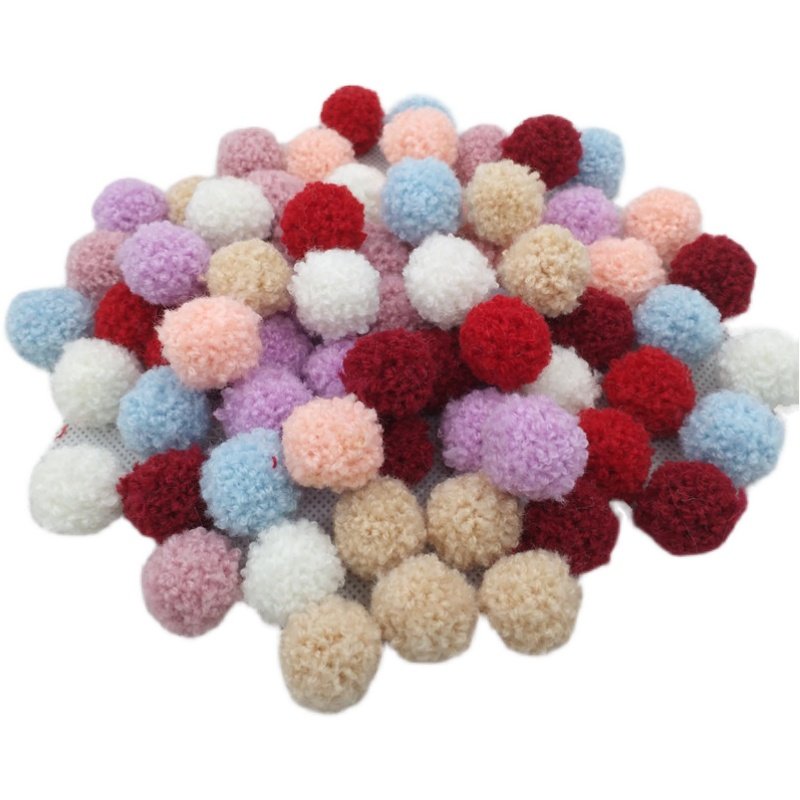 2cm泰迪球毛绒球球纯色手工diy服装辅料女儿童日韩头饰配件20个,淘宝优惠券,粉丝福利购,淘宝优惠卷