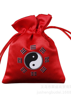红色龙年福袋新年大号新中式锦囊礼品袋束口抽绳袋红包袋太岁定印