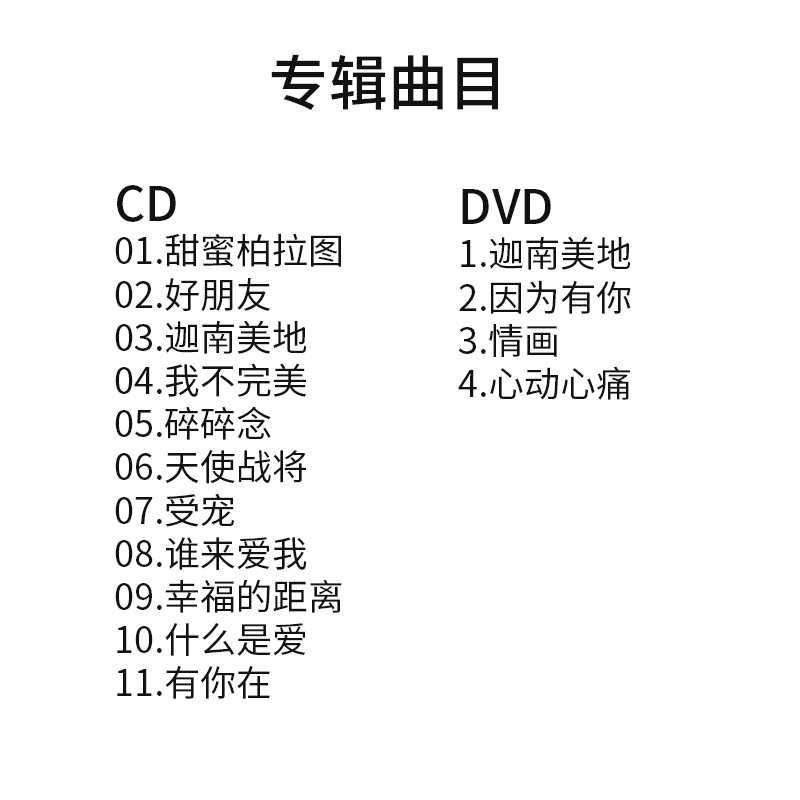 正版官方 刘畊宏 天使之城迦南美地 CD+DVD 无损音乐汽车载碟片 - 图0