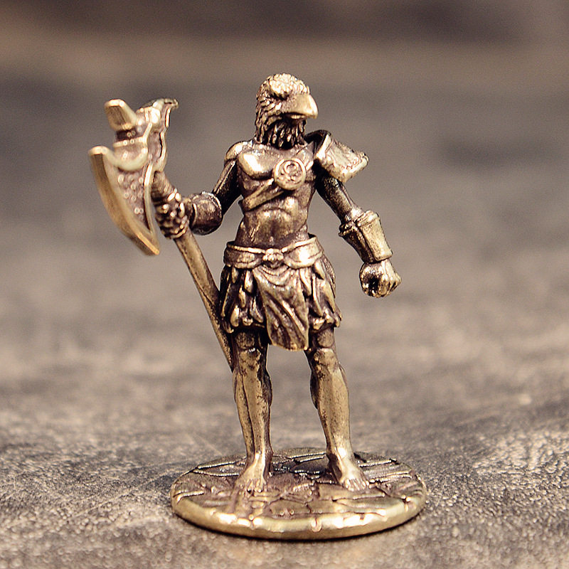 鸟头兵人黄铜实心桌面茶宠摆件创意居家工艺品摆件办公室装饰品,淘宝优惠券,粉丝福利购,淘宝优惠卷