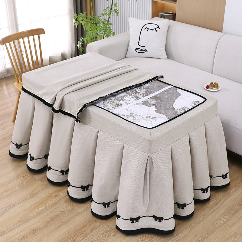 高端电炉罩套长方形加绒加厚取暖茶几罩烤火被烤火罩套暖炉套新款,淘宝优惠券,粉丝福利购,淘宝优惠卷