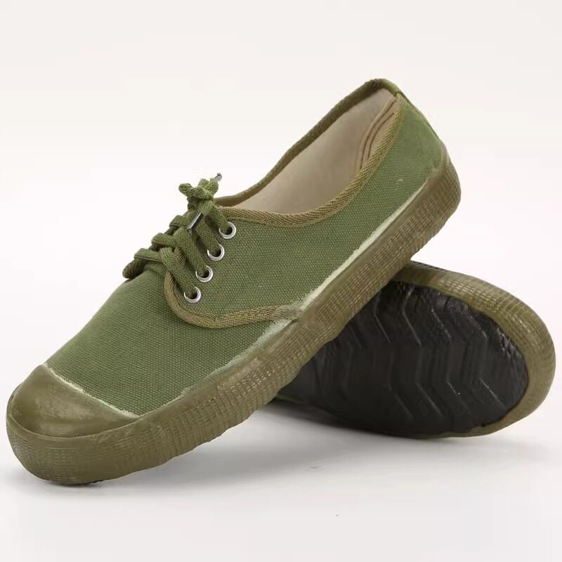 Labor protection non-slip shoes outdoor work canvas shoes