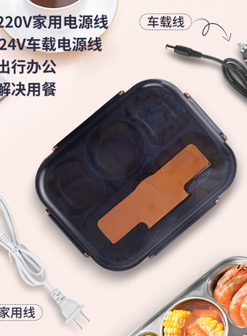 304不锈钢220V12V速热2升大饭盒