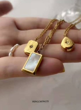 钛钢女轻奢小众高级感不掉色