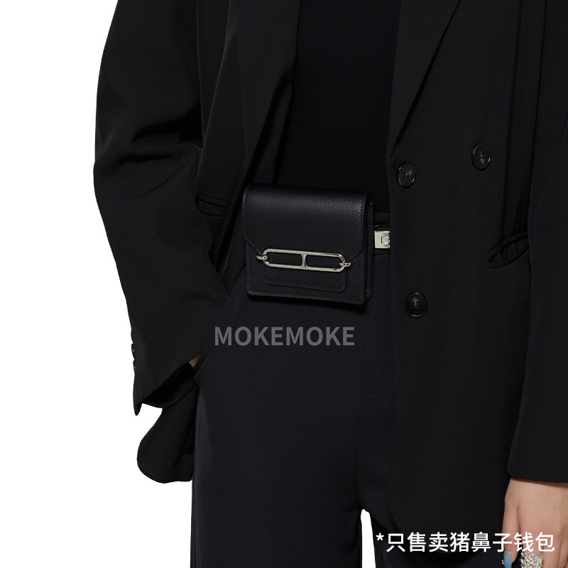 手工缝制轻奢欧美风经典猪鼻子多用途钱包卡包零钱包女包单肩包,淘宝优惠券,粉丝福利购,淘宝优惠卷