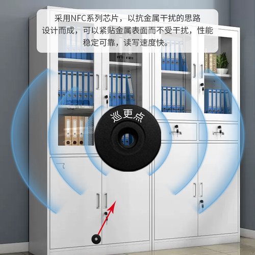 NFC抗金属巡更巡检ntag216标签14443A协议托盘安防物业资产管理 - 图2