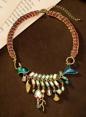 不规则碎银子仿珍珠满天星短款项