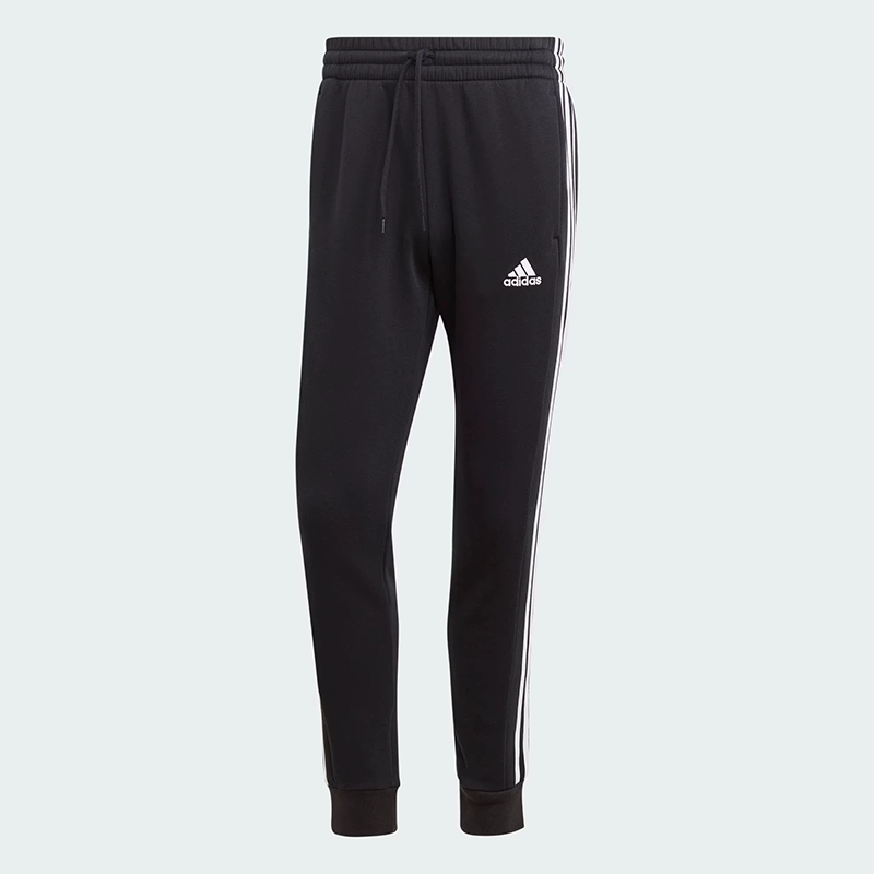 正品Adidas/阿迪达斯男子加绒束脚冬季运动裤休闲长款卫裤IB4030 - 图3